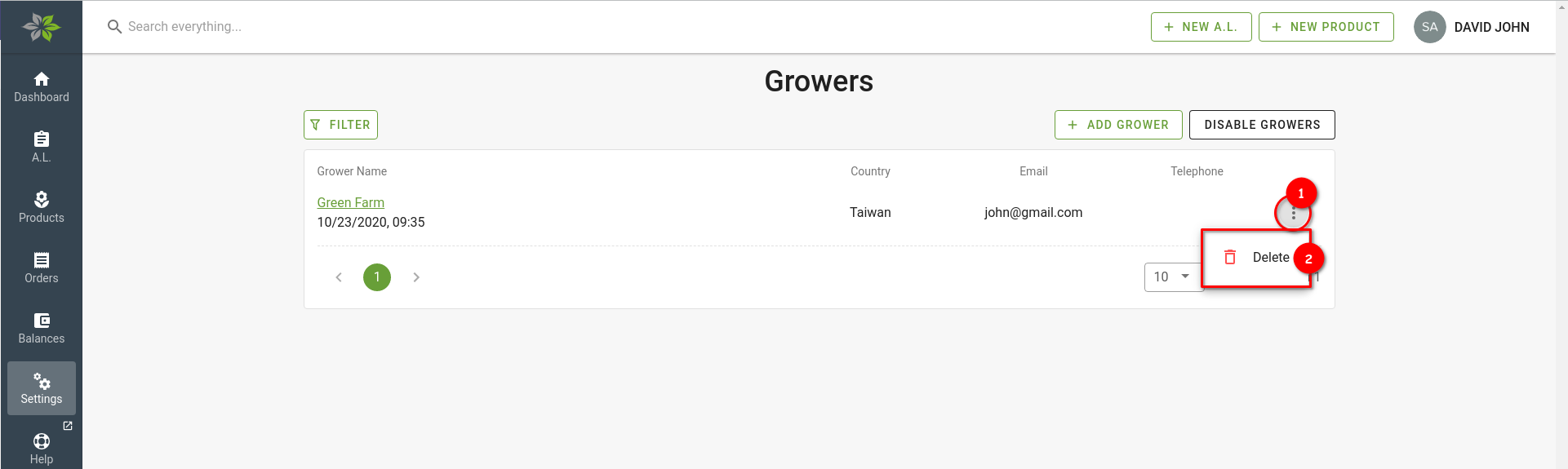 remove grower